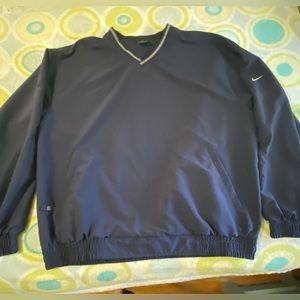 Nike Men’s Golf Pullover Windbreaker XL Navy Blue